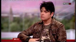 GARY NUMAN.  INTERVIEW ON BREAKFAST TV. 2/9/11.