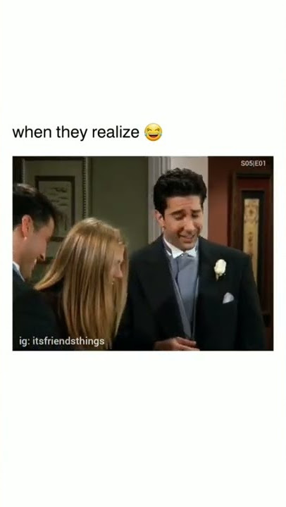 Rachel did the same at her wedding 🤣