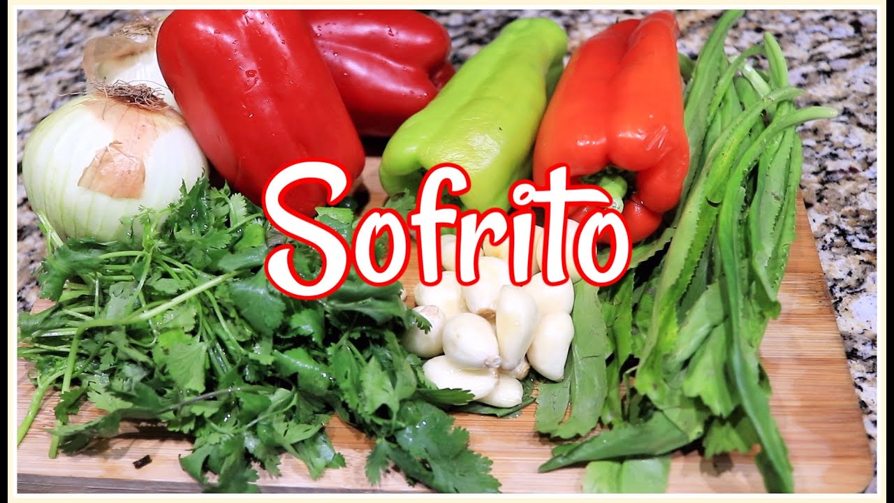 Cómo hacer SOFRITO CASERO {How to make Sofrito} ♦ consaboraKaFé YouTube