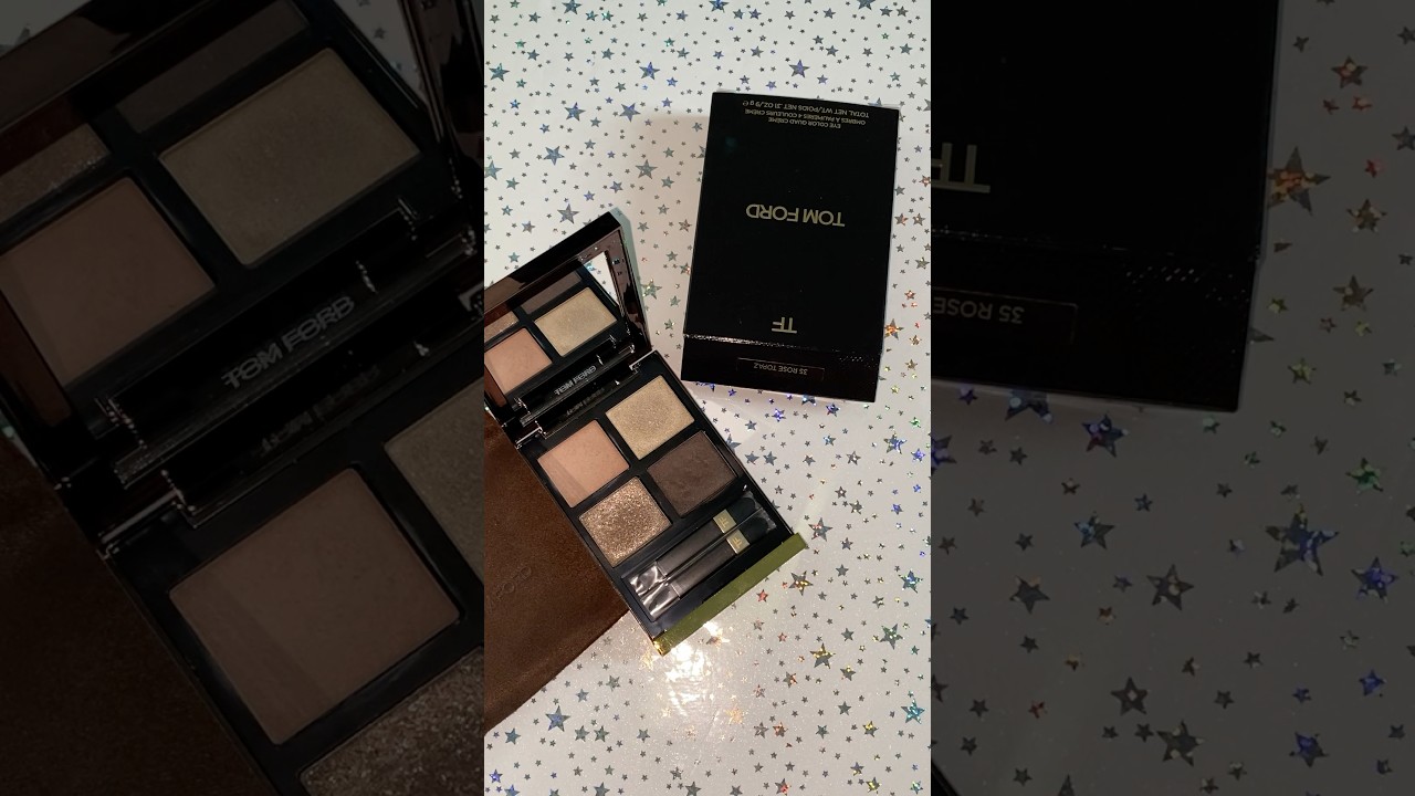 My most used Tom Ford eyeshadow palette✨ Eye Color Quad Crème in Rose Topaz🤎