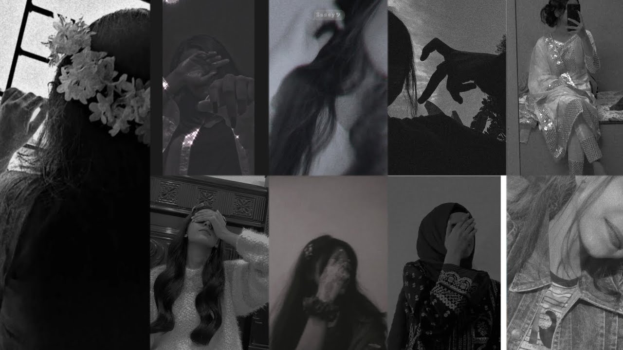 💕 Скрытое лицо на черном экране DPz для девушки 💕