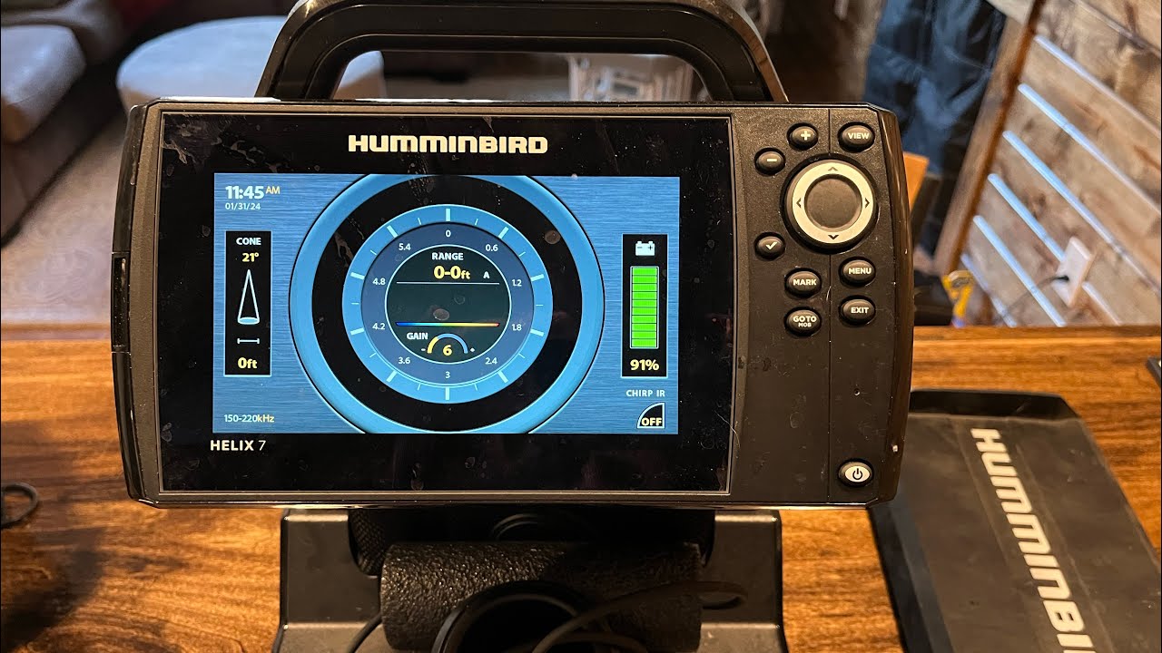 Humminbird Helix ICE settings- Longer Battery Life! 