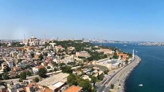 Embankment of Istanbul , the blue Mosque  Набережная Стамбула , голубая Мечеть(Beautiful waterfron Istanbul and not transmitted color of the sea, all this against the backdrop of the city's Mosques Красивая набережная стамбула и не ..., 2015-03-24T07:52:03.000Z)