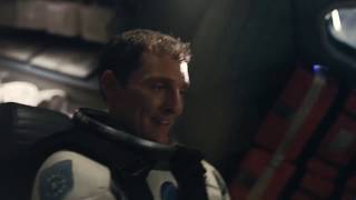 Docking scene but it has the first man ost.