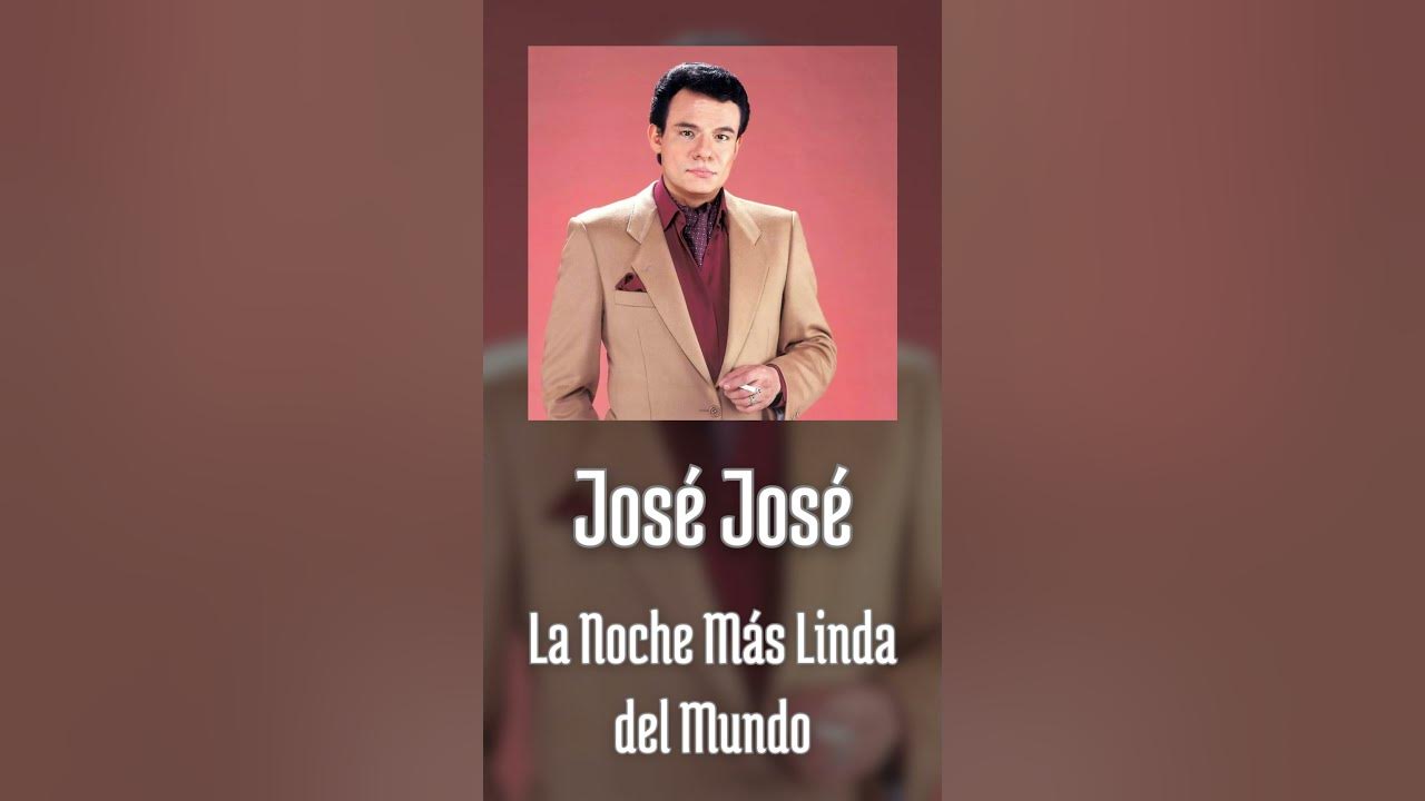 José José cantando La noche mas linda del mundo (IA)
