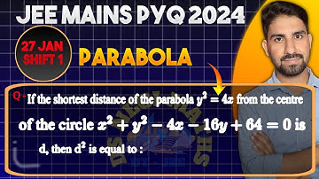 If the shortest distance of the parabola y² =4x from the centre of the circle x² +y² -4x-16y+64=0 is