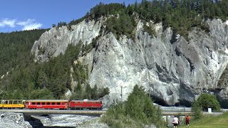 #106: Schweiz - RhB  Durch die Rheinschlucht - Führerstandsfahrt Ge 4/4 I  (Switzerland - Gorge)