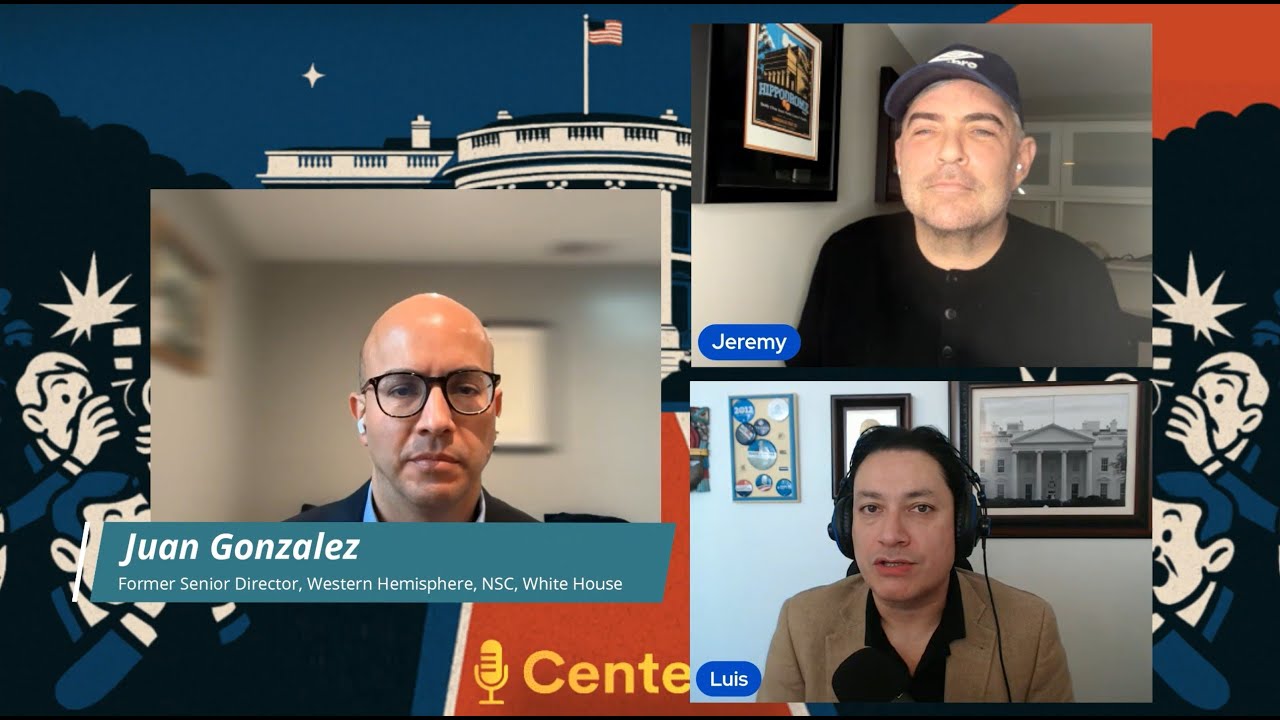 Special Guest Juan Gonzalez, ex-NSC Sr Director, on White House "End of the Beginning" on 