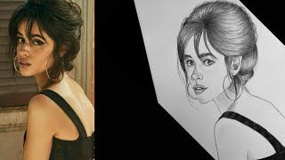 How To Draw Camila Cabello Easy Drawing Camila Cabello Art Beee Art