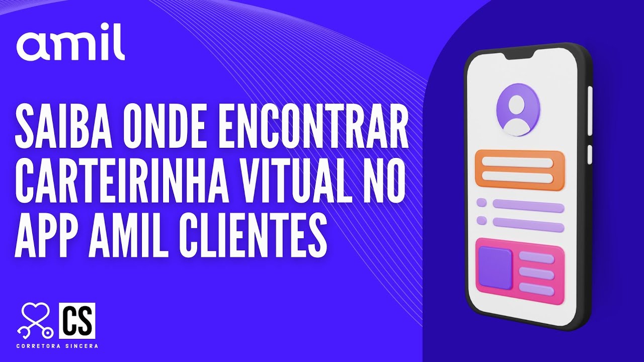 Como Baixar a Carteirinha Virtual no App Amil Clientes - Tutorial ...