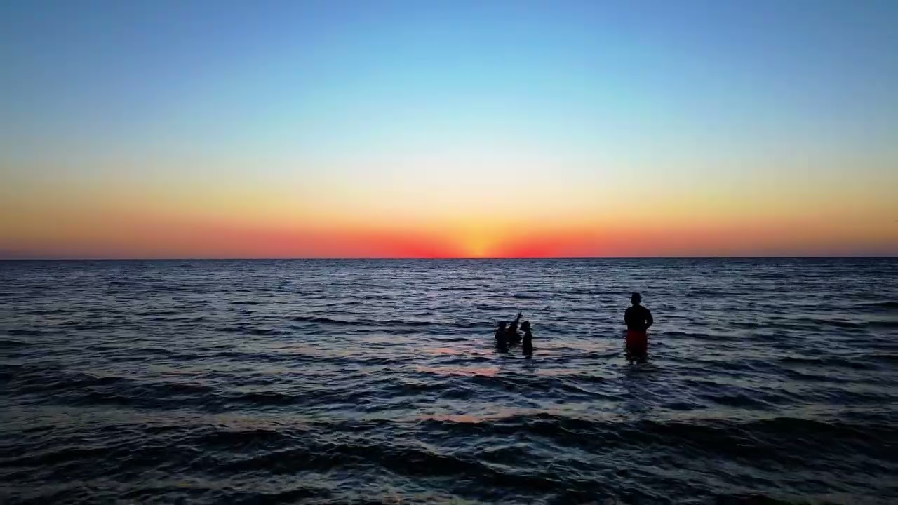 Anna Maria Island Sunset Drone Capture