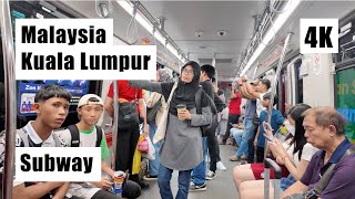 Malaysia, Kuala Lumpur, Subway tour | Monorail | Mini guide [4k]