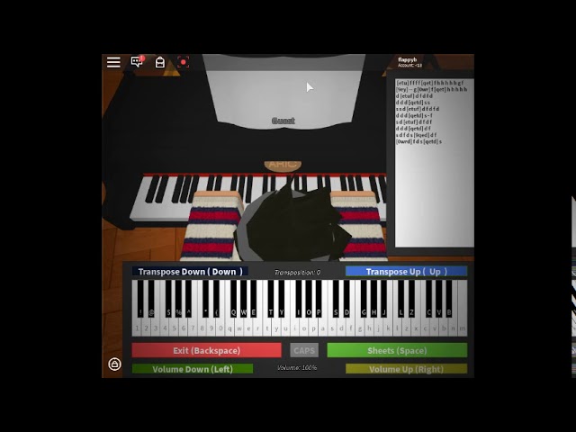 Way Back Home - [ Virtual Piano ] (Roblox) 