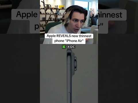Apple REVEALS new thinnest phone iPhone Air