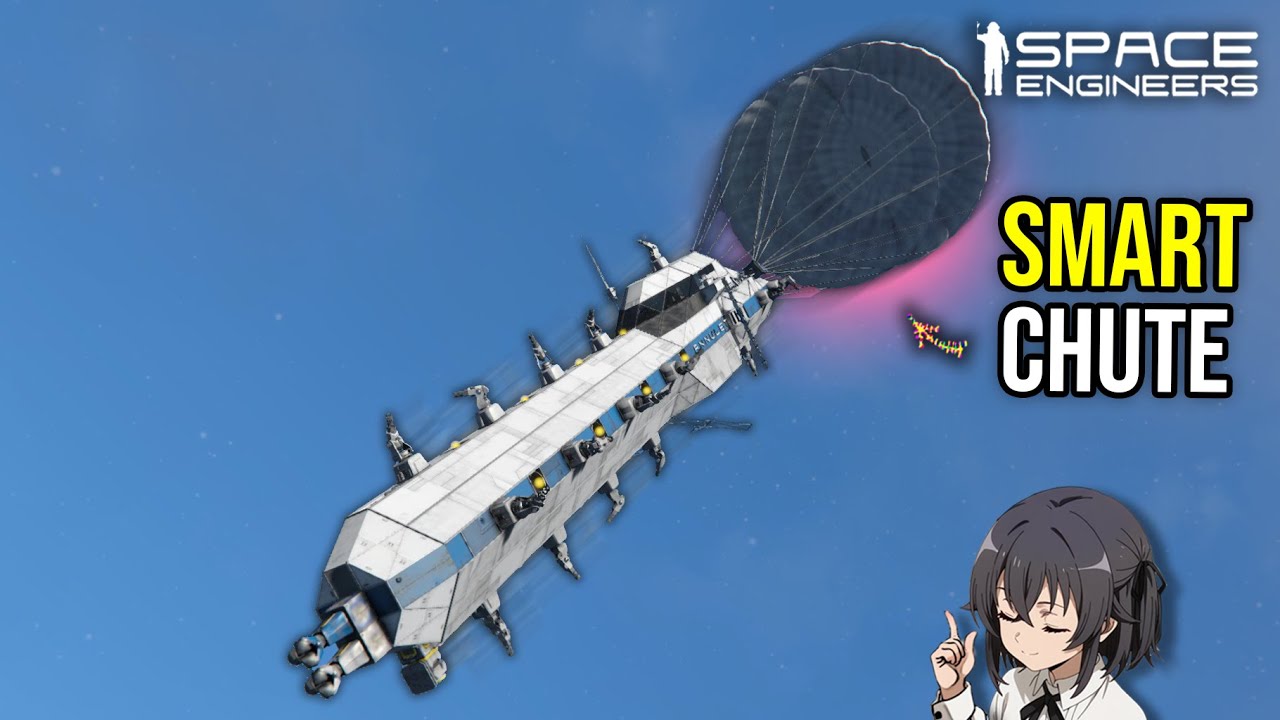 This Trick Makes Emergency Ship Parachute Smarter, Space Engineers