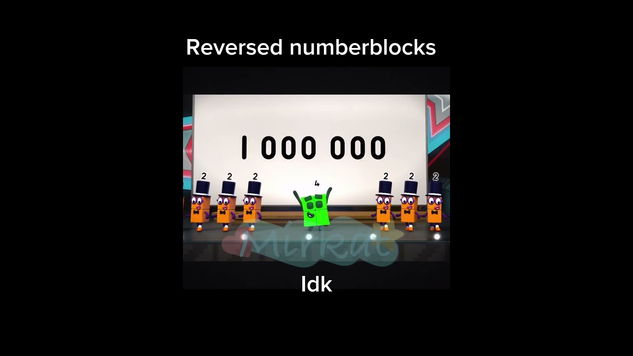 Reversed numberblocks 