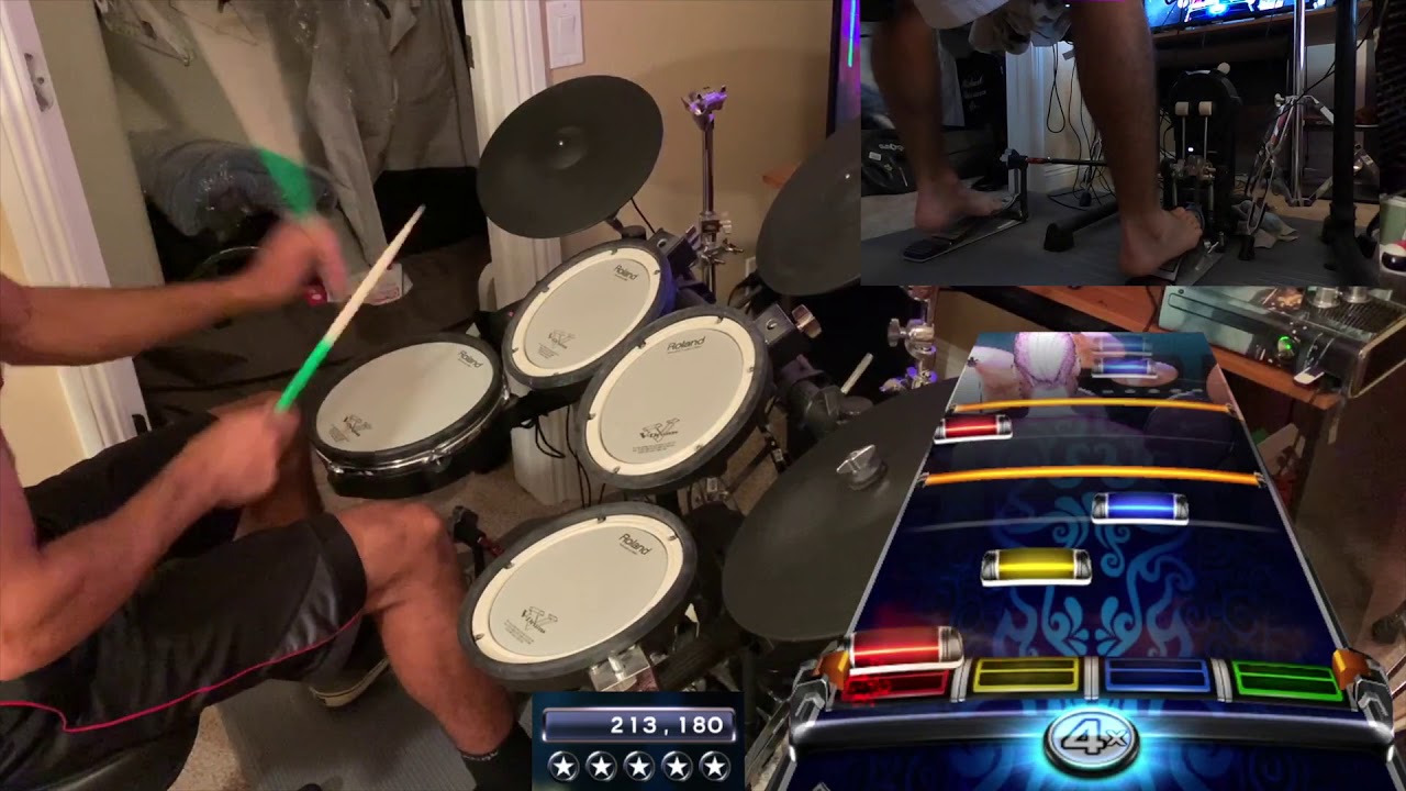 Three Fountains by August Burns Red Rockband 3 Expert Drums Playthrough 5G*