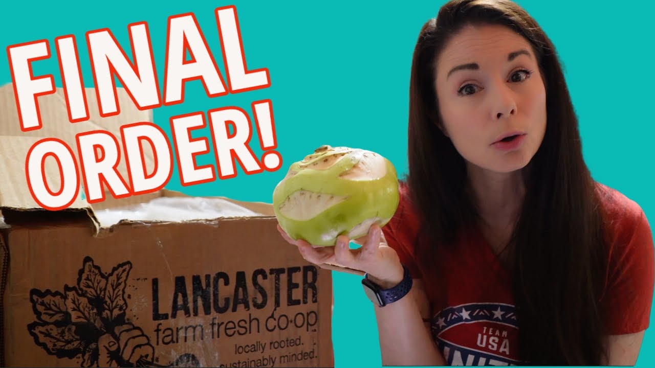 This Is My LAST Order from Lancaster Farm Fresh CoOp! Organic Produce