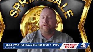 Springdale police increase patrols after man shot near lake trailhead