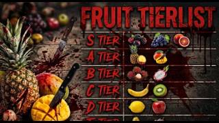 Fruit/Berry Tierlist - Raw Primal Raw Fruit Tier List Featuring Jackrwhalen