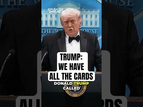 "We've Got All The Cards" Trump Halts #Iran Talks | Middle East Tensions Escalate  #cbnnews #Israel