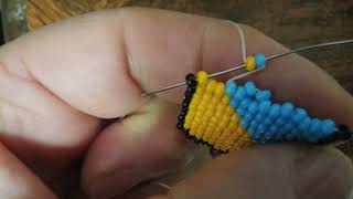 Learning Triangles 2 Drop Peyote Stitch 5
