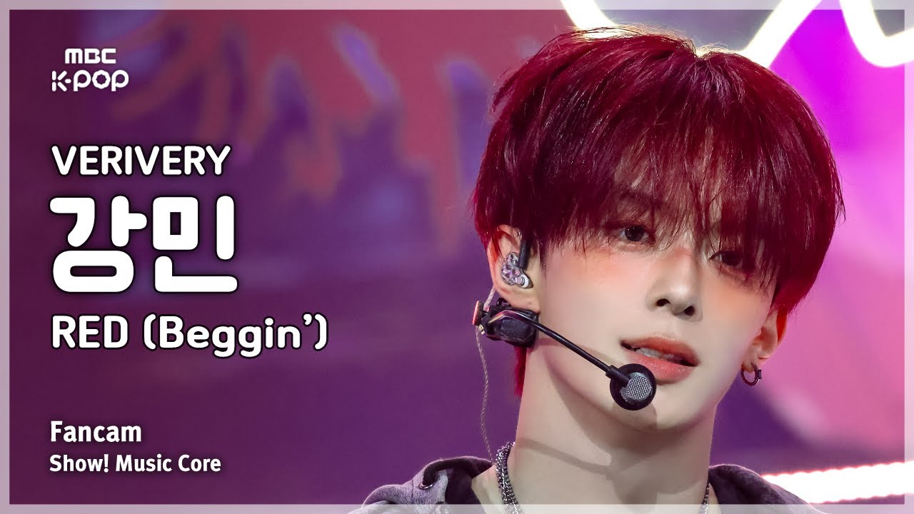 [#음중직캠] VERIVERY KANGMIN (베리베리 강민) – RED (Beggin’) FanCam | 쇼! 음악중심 | MBC251206