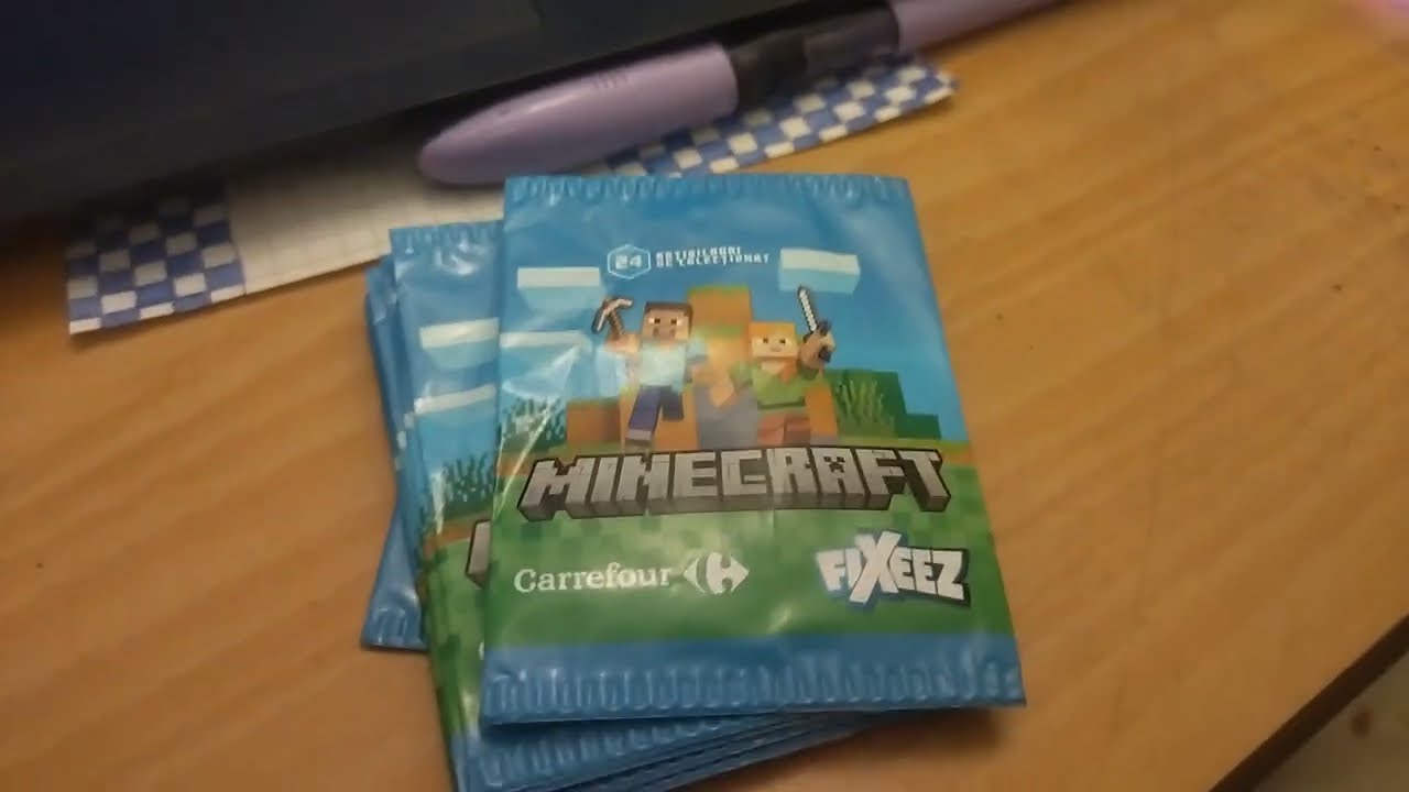 Stickere Minecraft de la Carrefour