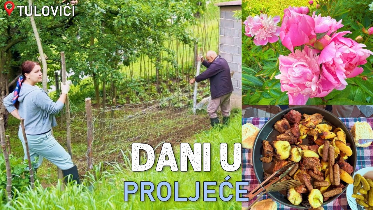 День в СТАРОМ ДОМЕ, ЦВЕТНИКЕ старой свекрови | Простой день в сельской местности