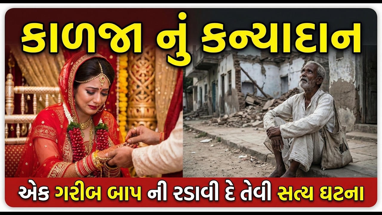 કાળજા નું કન્યાદાન | એક ગરીબ બાપની રડાવી દે તેવી સત્ય ઘટના | emotional story Gujarati 