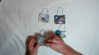 4 Piece Mini Purse Shaped Sticky Note Gift Set