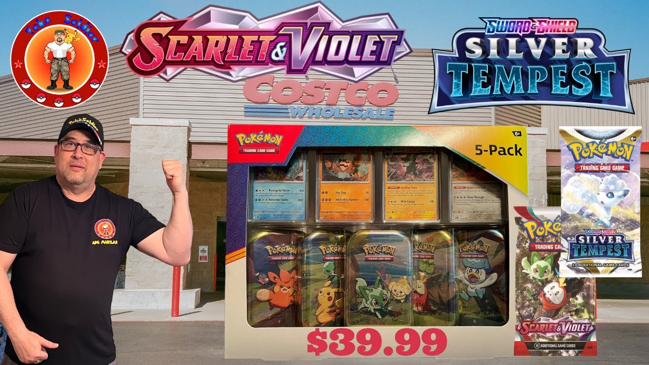 My First COSTCO’s Pokemon 5-Pack Mini Tins. 