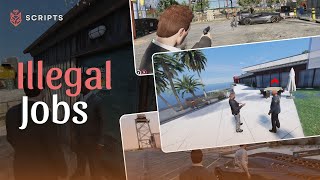The Ultimate FiveM Illegal Jobs System – Hitman & Luxury Heists (QBCore, ESX, Qbox).