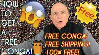 GET A FREE CONGA! 100k SUB GIVEAWAY