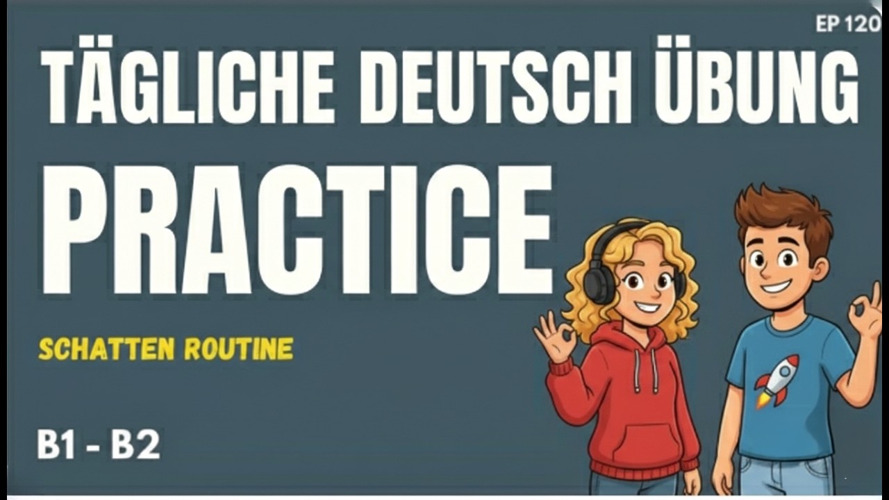 Das GEHEIMNIS, Deutsch wie ein Muttersprachler zu sprechen 🗣️ | Live-Shadowing-Übung!