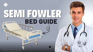 Semi Fowler Patient bed explained : Comfort and Care | Manual and Motorized Options | @AOneHospicare