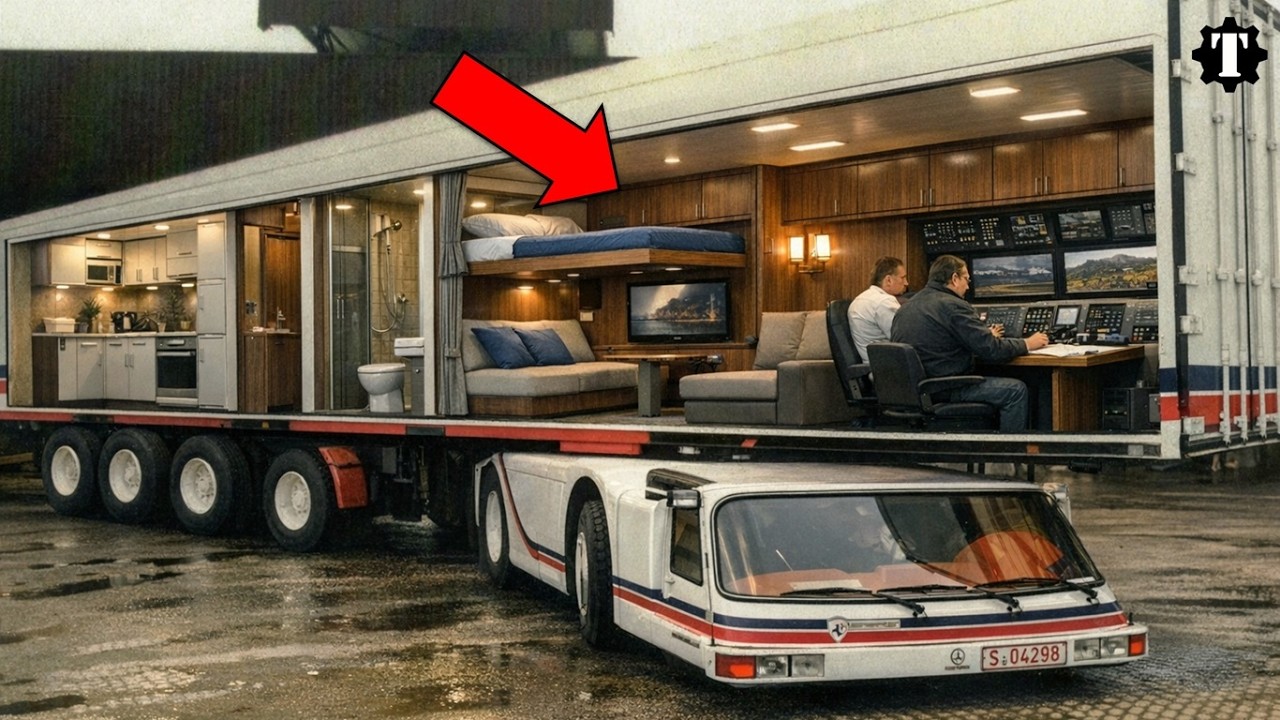 4 необычных седельных тягача с низкой кабиной.