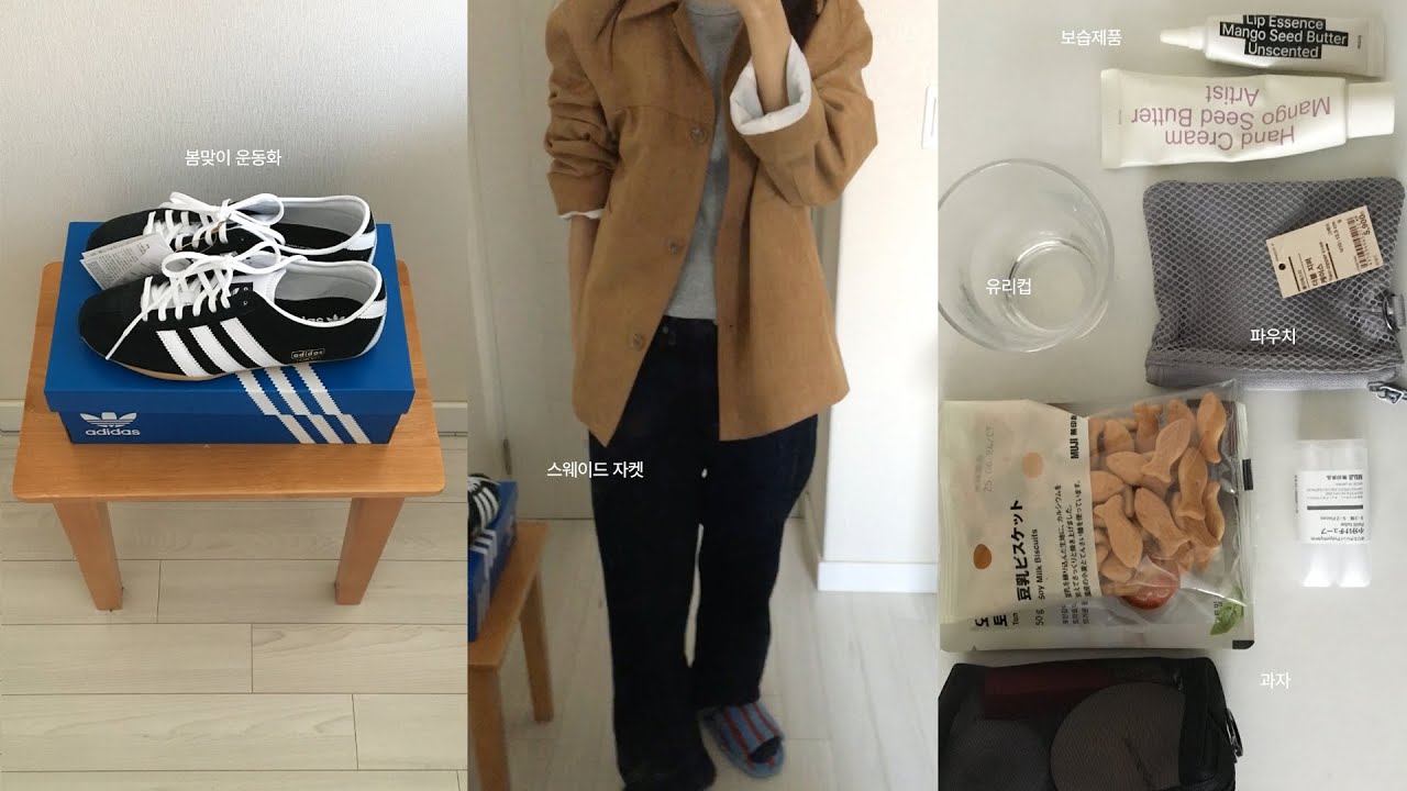 기본템을 좋아하세요? | 봄맞이 쇼핑하울 Adidas,MUJI