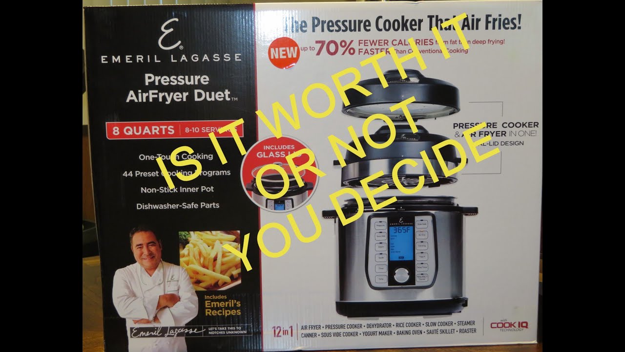 EmerilLagasse Emeril Lagasse Pressure Cooker and Air Fryer & Reviews