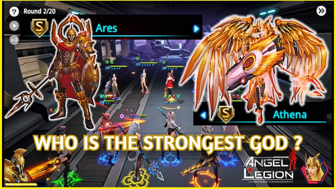 Angel Legion 3D Hero Idle RPG  - WHO IS THE STRONGEST GOD? GOD OF WAR CONCEPT 
