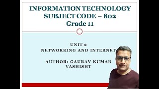 Grade XI Information Technology (802 Code) Unit 2 Part 1