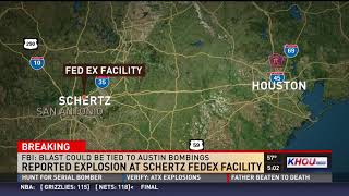 Blast reported at FedEx facility outside San Antonio