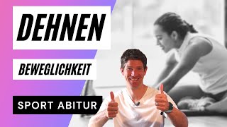 Sport Abitur Theorie - Beweglichkeit Und Dehnen - Ein Überblick