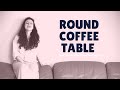 Styling tips to style a round coffee table beautifully