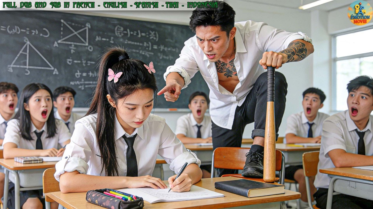 Nouvelle Élève Harcelée, Un Ordre Fait Tout le Gang S’agenouiller