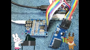 300円のMIDI再生ボードで「もろびとこぞりて」（VS1003、Arduino nano）