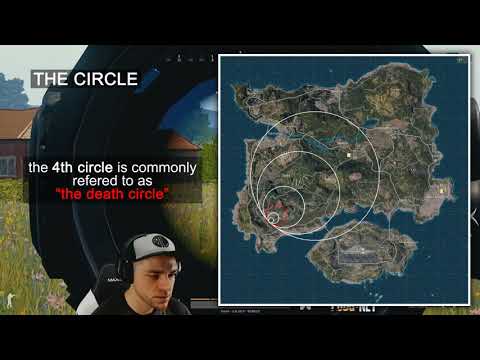 How many circles are there in PUBG Mobile?