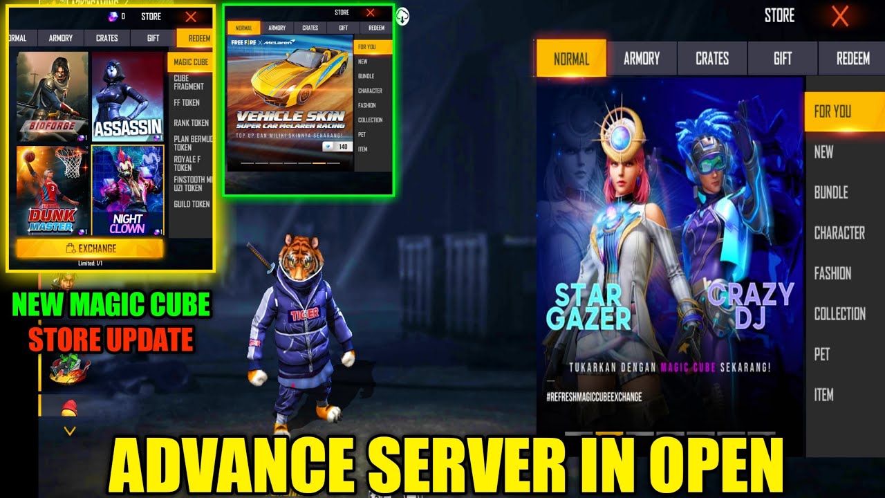 FREE FIRE ADVANCE SERVER LIVE || GARENA FREE FIRE || FREE FIRE OB29 UPDATE
