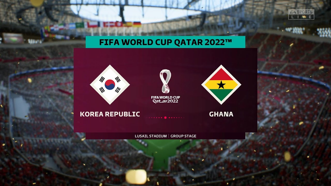 South Korea vs Ghana | Group H | FIFA World Cup Qatar 2022™ | FIFA 23 ...