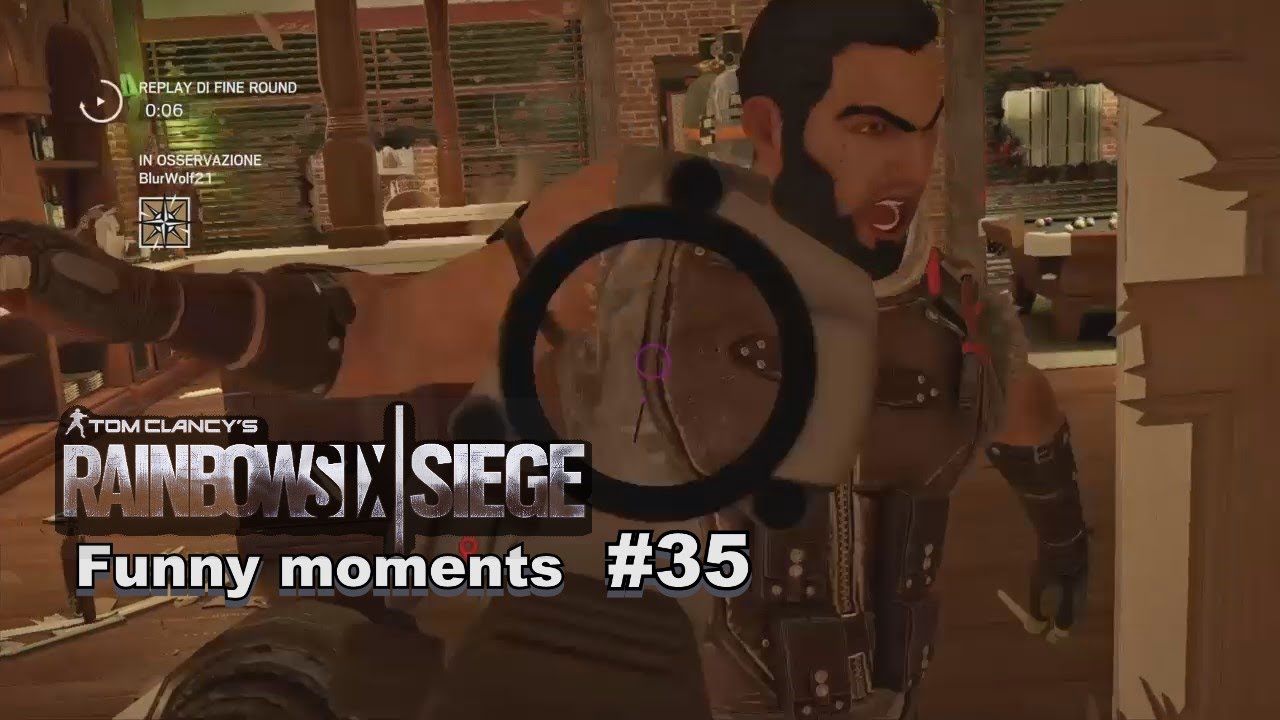 Funny moments, fails and rage #35 - Rainbow Six Siege - YouTube